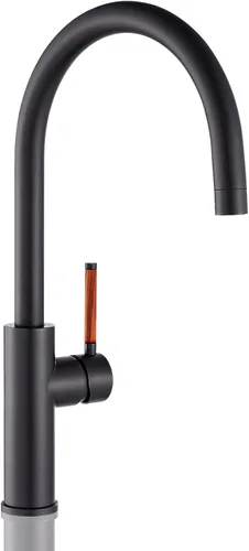 Miniatura 11 de Achelous Grifo de cocina negro y dorado con rociador magnético extraíble, grifos de fregadero de cocina de acero inoxidable extraíbles rv, de una