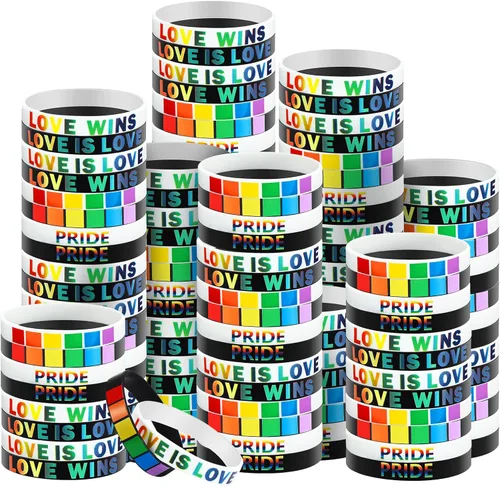 Miniatura 8 de Karenhi 96 pulseras de silicona para concientización sobre el autismo, piezas de rompecabezas de colores, pulsera de silicona para mujeres, regalos