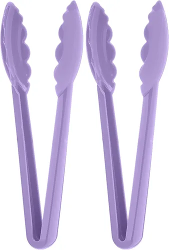 Miniatura 11 de Mercer Culinary Hell's Tools Hi-Heat - Pinzas utilitarias, 9.5 pulgadas, color azul