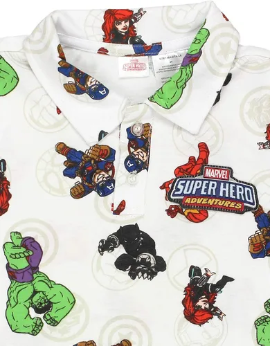 Miniatura 3 de Marvel Super Hero Adventures - Camisa polo con cuello para niños pequeños