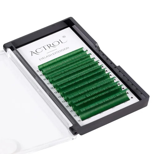 Miniatura 8 de Extensiones de pestañas de colores Easy Fan de 0.354-0.630 in, mezcla de blanco, rizo D, fácil de abanear, 0.003 in, suministros de pestañas