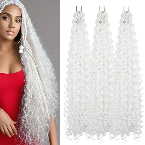 Miniatura 33 de 3 trenzas de ganchillo Passion Twist, cabello sintético preseparado para trenzar de 14 pulgadas, 3 paquetes de cabello trenzado pretrenzado