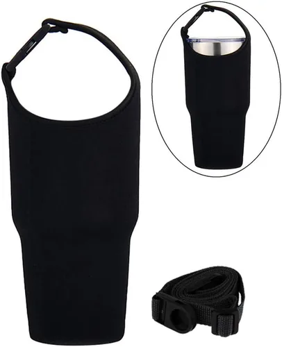 Miniatura 2 de Paquete de 2 soportes para vasos, funda de neopreno con correa, bolsa de 30 onzas para YETI, Rtic, Atlin, Ozark Trail, Rambler