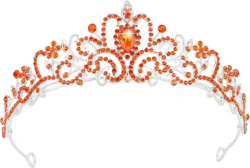 Miniatura 9 de CIEHER - Tiaras y coronas para mujeres y niñas - Regalos de corona para novia, boda, graduación, cumpleaños y Navidad