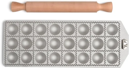 Miniatura 2 de MARCATO Hecho en Italia 24 moldes redondos para ravioles Agnolotti