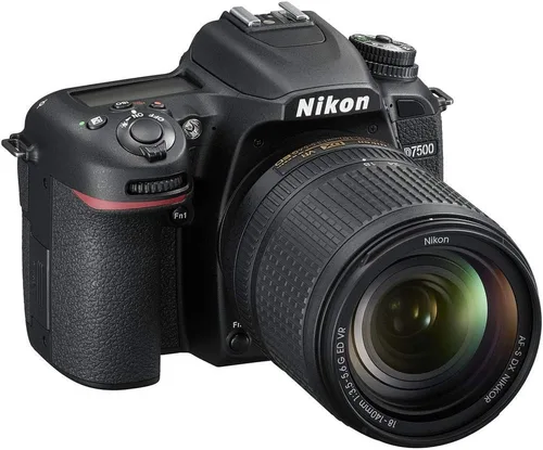Miniatura 6 de Nikon Cámara D7500 DSLR con lente de 0.709-5.512 in (1582) + tarjeta de memoria de 64 GB + funda + software Corel Photo + 2 baterías EN-EL 15 +
