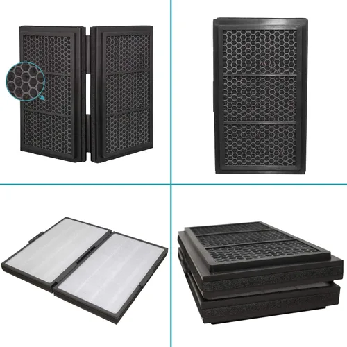 Miniatura 5 de Filtro Pro Smokestop para purificadores de aire Blueair Pro, filtro plegable de partículas y carbono, polvo, polen, eliminación de humo