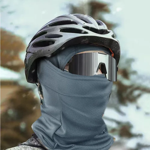 Miniatura 7 de Máscara facial de camuflaje militar, bandana, pasamontañas, capucha para hombres y mujeres, entrenamiento táctico, ciclismo, esquí, resistente al