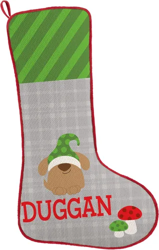 Miniatura 14 de Let's Make Memories Calcetín de Navidad Personalizado - Personalizado con Tu Nombre - Colores Tradicionales de Fiestas - Calcetines para la Familia