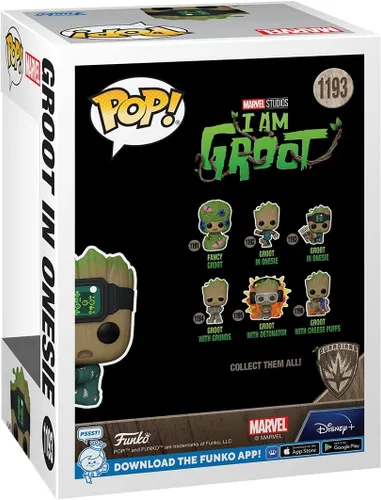 Miniatura 4 de Funko Pop! Marvel: Guardianes de la Galaxia - Pijamas Groot con libro - Pantalones cortos de Groot - Figura de vinilo coleccionable - Idea de regalo