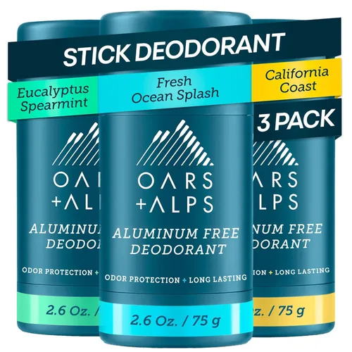 Miniatura 17 de Oars + Alps Desodorante sin aluminio para hombres y mujeres, dermatológicamente probado y fabricado con ingredientes limpios, tamaño de viaje, Costa