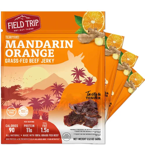 Miniatura 15 de Field Trip Bocaditos de carne seca de pollo, totalmente naturales y sin gluten, bocadillos saludables aptos para dieta keto y paleo, bajos