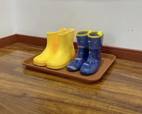Miniatura 7 de PetLike Bandejas para botas para entrada en interiores, bandejas de comida para mascotas, 16.7 x 12.8 pulgadas, paquete de 2 unidades, bandeja