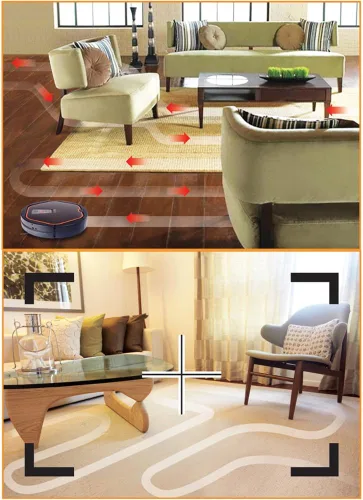 Miniatura 5 de iClebo Arte YCR–M05 Smart Home/Office Vacuum Cleaner & Floor Mopping Robot - Cleans Methodicaly with Camera Recognition Vision Mapping Technology
