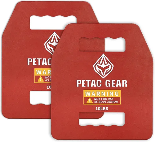Miniatura 11 de PETAC GEAR Placas de Peso Tácticas Para Chaleco Con Peso Para Hombres Entrenamiento, 5/10/15/20 LBS Equipo de Chalecos de Entrenamiento de Fuerza