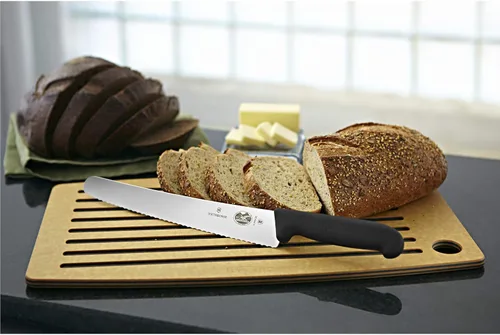 Miniatura 6 de Victorinox Fibrox - Cuchillo para pan de 10.25 pulgadas con borde dentado y mango negro