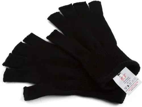 Miniatura 5 de Gravity Threads Guantes de invierno unisex para hombre y mujer, de punto elástico, sin dedos
