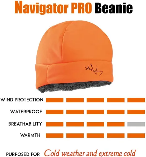 Miniatura 5 de Gorro aislado de ultra rendimiento para clima frío, impermeable y resistente al viento