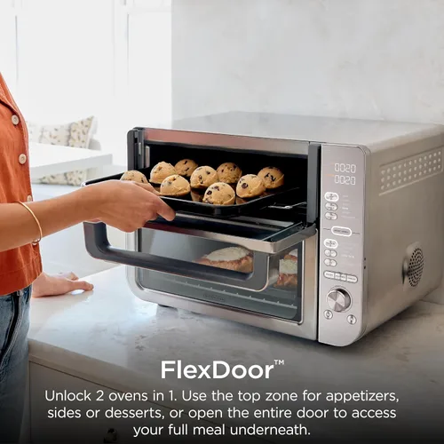 Miniatura 5 de Ninja Horno de encimera Double Stack XL y freidora de aire con sistema Pro Cook