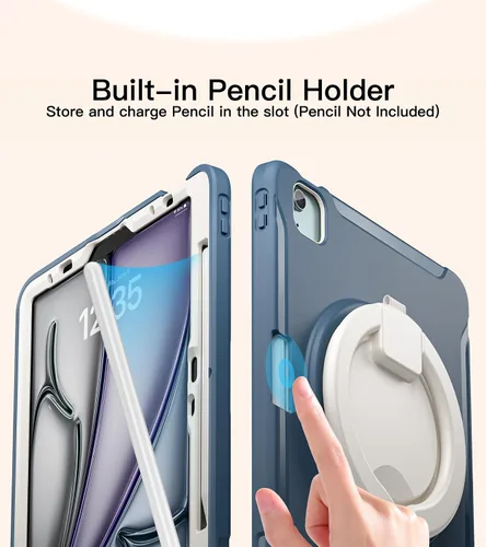 Miniatura 7 de BATYUE Funda para iPad Air de 11 pulgadas M3 (2025)/M2 (2024), iPad Air 5ª/4ª de 10.9 pulgadas (2022/2020), iPad Pro de 11" 4ª/3ª/2ª/1ª