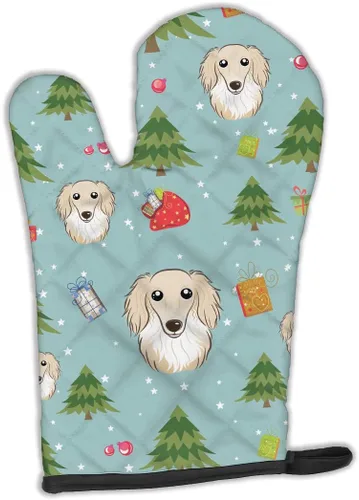 Miniatura 203 de Caroline's Treasures BB4020OVMT Dog House Collection Border Collie - Guante de horno grueso resistente al calor para sartenes calientes y horno