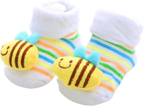 Miniatura 4 de Pack de 6 calcetines para recién nacidos con diseño de dibujos animados para bebés