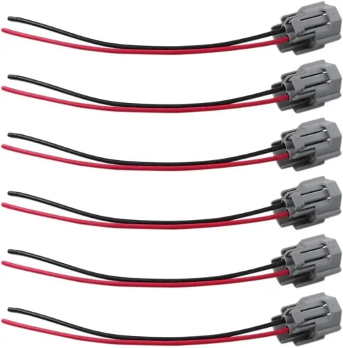 Miniatura 6 de Coleta eléctrica del enchufe del conector hembra del inyector de combustible de la alta impedancia 6x
