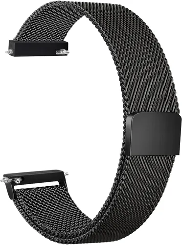 Miniatura 7 de Amzpas Bandas de metal para Amazfit Bip U Pro/Bip U/Bip 3 Pro/Bip 3/Bip S / Bip S Lite/Bip Lite, correa de repuesto ajustable de acero inoxidable