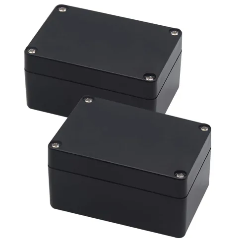 Miniatura 22 de Caja de conexiones, Caja de proyectos Zulkit IP65 impermeable para exterior cajas de plástico ABS Cajas eléctricas electrónicas negras 10.4 x 7.2 x