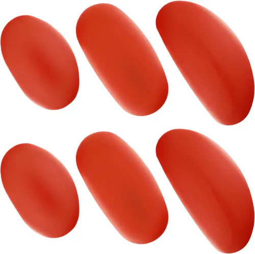WILLBOND 6 varillas de goma de cerámica suave para varillas de cerámica de arcilla para acabado suave, esculpir y eliminar marcas de dedos, 3