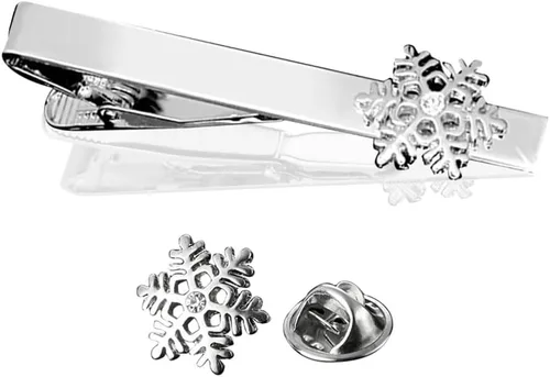 Miniatura 19 de Tie Clips for Men, Tie Clip, Tie Bar, Tie Bars for Men, Silver Tie Tack Pins Unique, Mens Lapel Pins for Suits Shirts, Neck Tie Clasps for Women