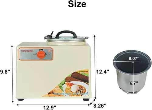 Miniatura 6 de Máquina para golpear ñame, para hervir ñame y para golpear el ñame, FuFuFu de yuca, FuFu de plátano y una mezcla de yuca sin esfuerzo, capacidad