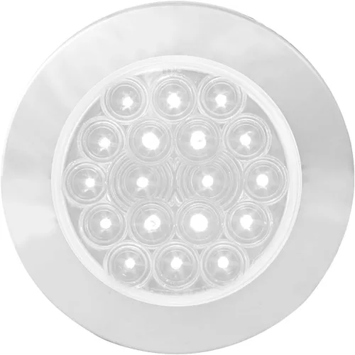 Miniatura 13 de GG Grand General 75870 Luz LED ámbar/ámbar (4" flota 18 brida montaje con bisel, 3 clavijas)