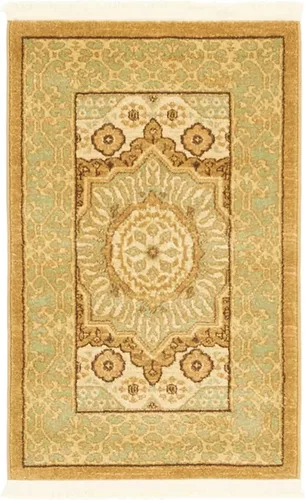 Miniatura 8 de Unique Loom Palace Collection - Alfombra Saray (2 pies x 3 pies 1 pulgada, rectangular, crema/marrón claro)