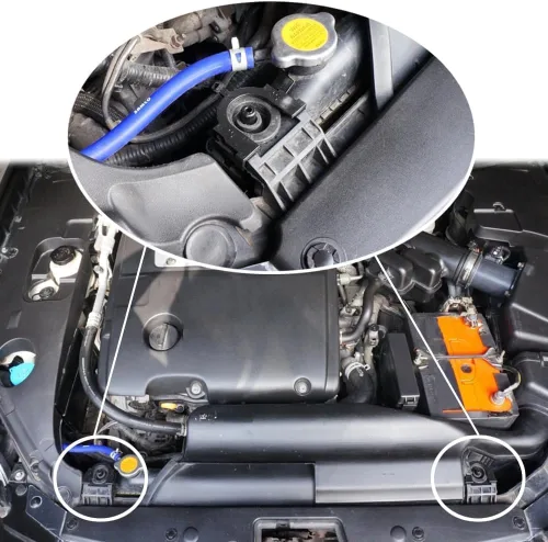 Miniatura 2 de 2 juegos de soporte superior de montaje del radiador y buje para Nissan Altima 2007-2013 Maxima 2004-2017 Murano 2003-2014 Quest 2004-2016 Rogue