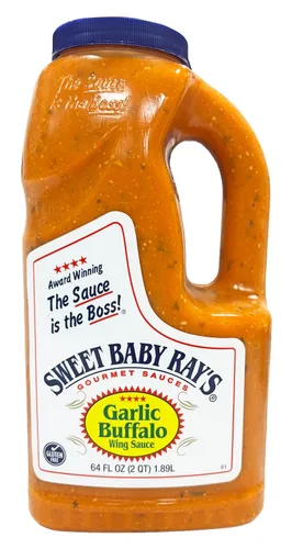 Miniatura 2 de Sweet Baby Ray's Salsa de ala de chile rojo dulce 64 onzas (paquete de 2)