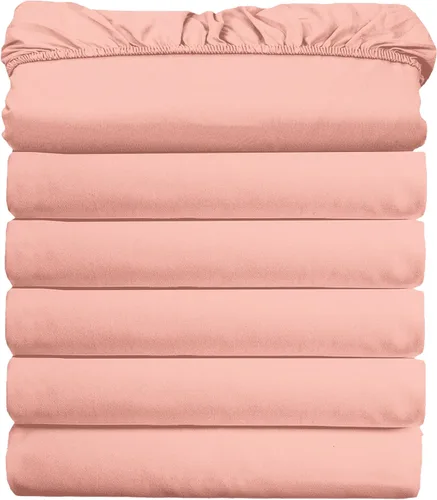 Miniatura 19 de Elegant Comfort Paquete de 6 sábanas bajeras ultrasuaves a granel – 1500 sábanas bajeras de microfibra de alta calidad hotelera, bolsillos profundos