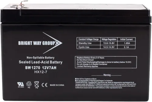 Miniatura 2 de Long Way LW-6FM6 - Batería compatible con SLA, 12V 7Ah F1 BW1270-F1