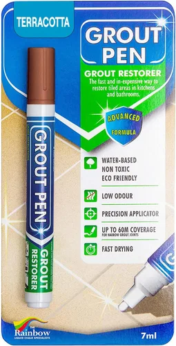 Marcador de pintura de lechada para azulejos: colorante impermeable para pintura de lechada de azulejos, brillo de lechada retoque y renovación para