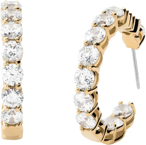 Miniatura 2 de Michael Kors - Arracadas de plata y oro rosa para mujer