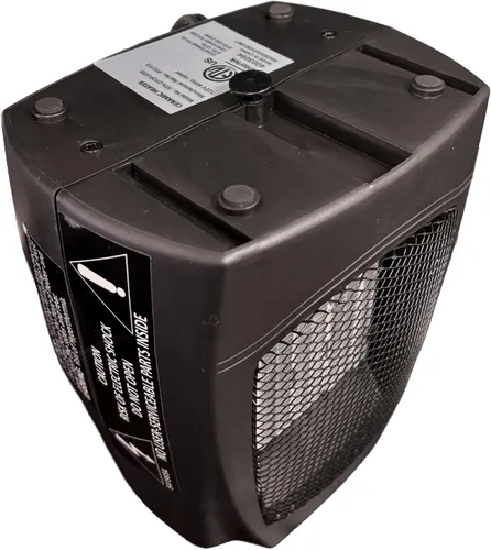 Miniatura 8 de Dual Comfort - Calentador de espacio portátil 2 en 1 y ventilador con elemento calefactor de cerámica, termostato ajustable, protección contra