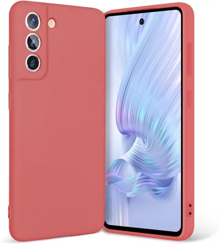 Miniatura 9 de Funda para Galaxy S21 FE, silicona líquida, delgada, suave, TPU Fit, protección de cuerpo completo, a prueba de golpes, para Galaxy S21 FE 6.4