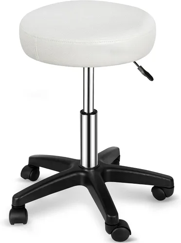 Miniatura 11 de Nova Microdermabrasion Taburete giratorio con ruedas, taburete giratorio ajustable para dibujar tatuajes, silla de oficina para barra de masaje