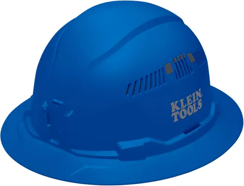 Miniatura 15 de Klein Tools Hard Hat, Vented, Full Brim Style, Padded, Self-Wicking Odor-Resistant Sweatband, Black