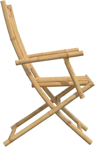 Miniatura 7 de Sillas plegables para patio, 6 piezas, 20.9 x 26 x 39 pulgadas, bambú para comedor, sillas de mesa de comedor para patio, terraza, playa, picnic