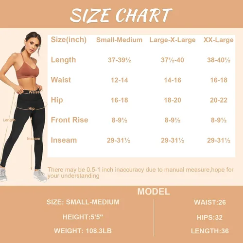 Miniatura 3 de GAYHAY 3 Pack Leggings with Pockets for Women - High Waisted Tummy Control Workout Yoga Pants Compression Black Leggings