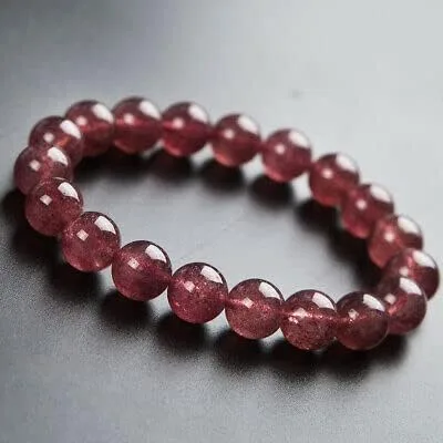 Miniatura 4 de blandinelove Pulseras de cuentas, cuentas redondas grandes naturales hechas a mano, pulseras elásticas de cuentas para hombres, mujeres y niñas