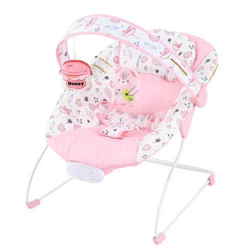 Miniatura 12 de Bouncer para bebés, asiento hinchable para bebés con música y vibraciones, balancín portátil para recién nacidos