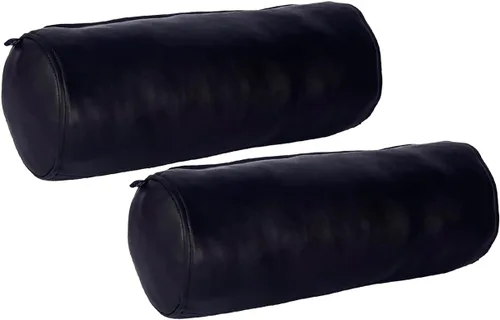 Miniatura 6 de D DOLLY LAMB Funda de almohada redonda con cilindro cervical Diseño ergonómico para cabeza, cuello, espalda y piernas, ideal para soporte