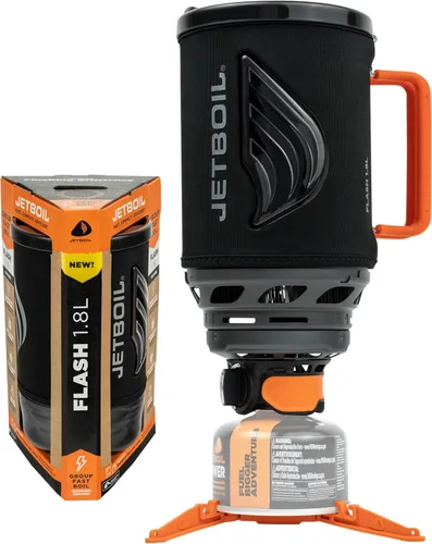 Miniatura 13 de Jetboil Estufa portátil de ebullición rápida para acampar y mochilero con encendido automático de 1 paso, quemador de propano/isobutano con taza